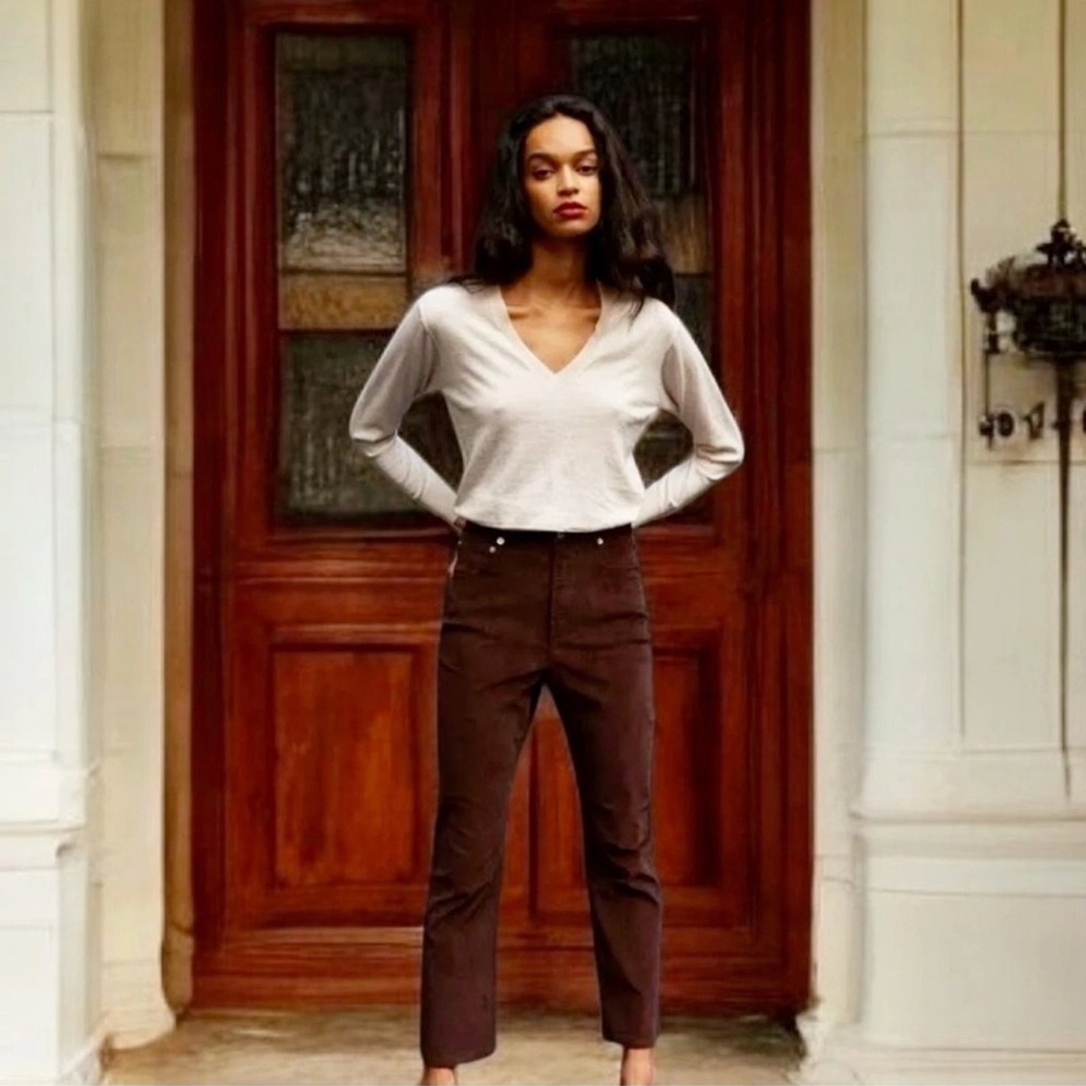 Thakoon Brown Ankle Cropped Jeans